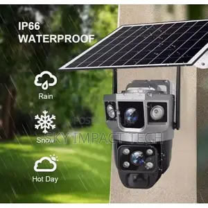 V380 Pro Wifi Camera 4mp Outdoor/Indoor Solar PTZ Camera , 4g Cam