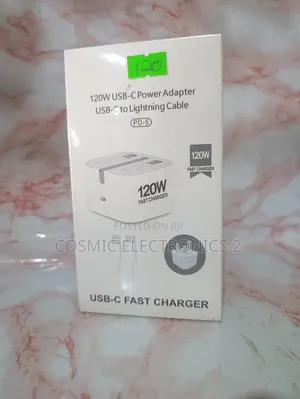 120 Usb -C Power Adapter Usb -C Lightning Cable