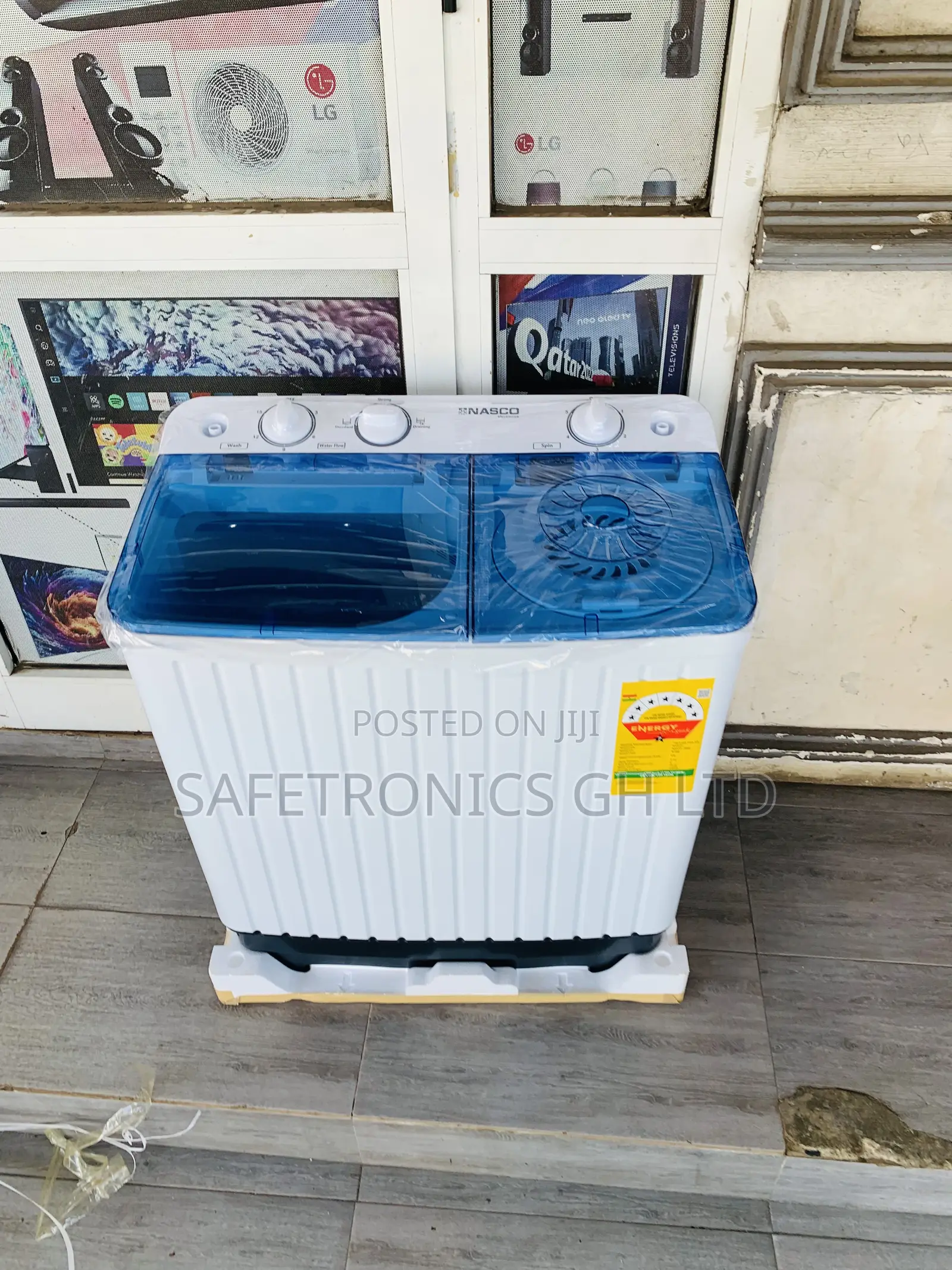 Efficient New Nasco Washing Machine Semi Automatic 8 Kg White