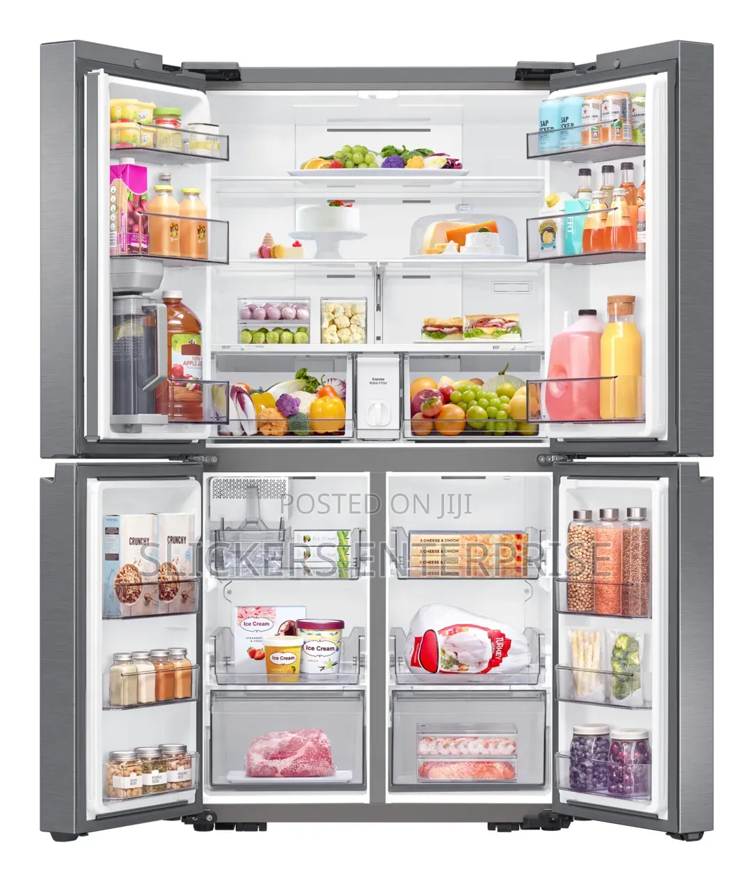 Samsung Rf59c701es9 4-Door French Door American-Style Fridge Freezer