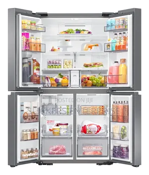 Samsung Rf59c701es9 4-Door French Door American-Style Fridge Freezer