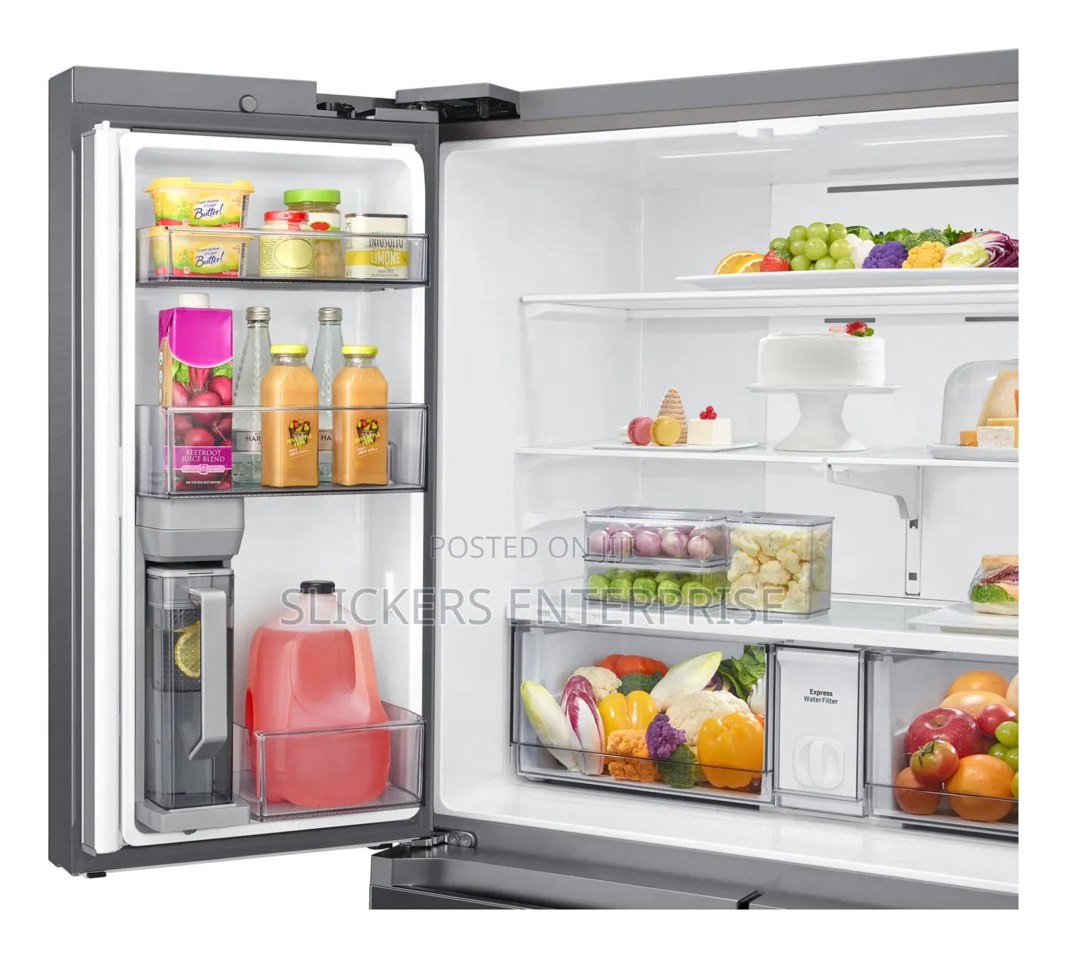 Samsung Rf59c701es9 4-Door French Door American-Style Fridge Freezer