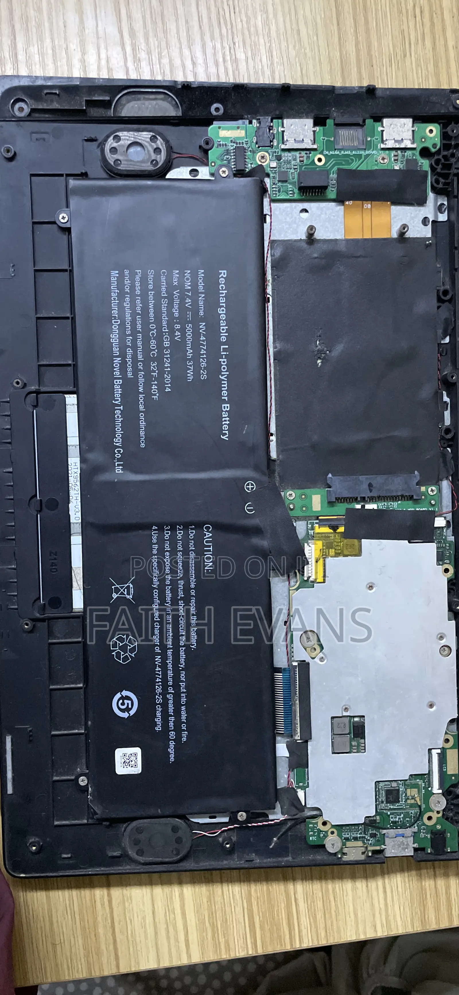 Tm1 Laptop Board and Battery Only
