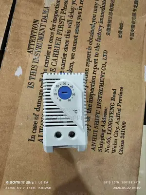 Kts011 0-60°c Compact Mechanical Thermostat for Electrical Panels