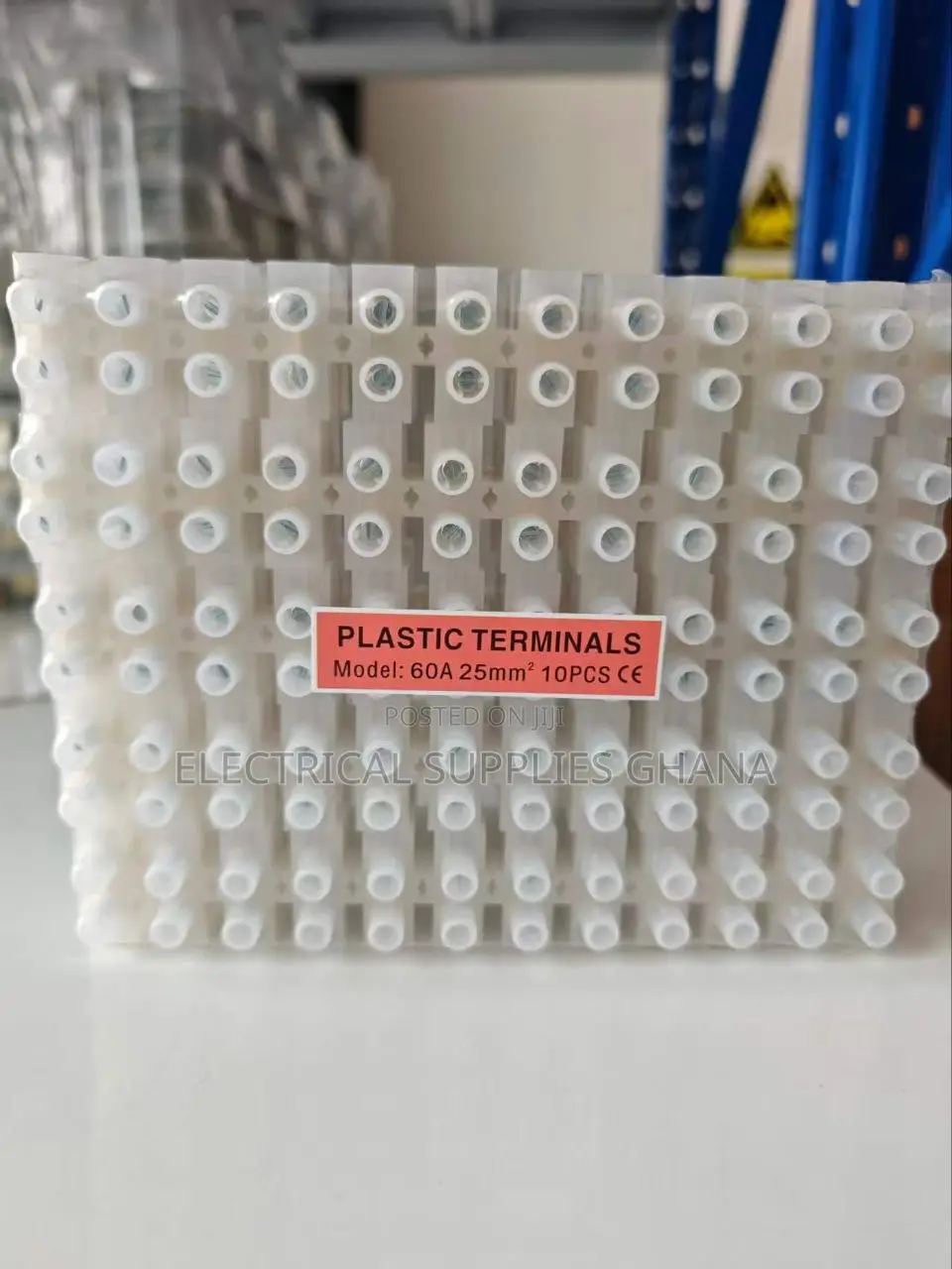 60a 25mm2 Plastic Terminal Connector Strip Block - 10pcs