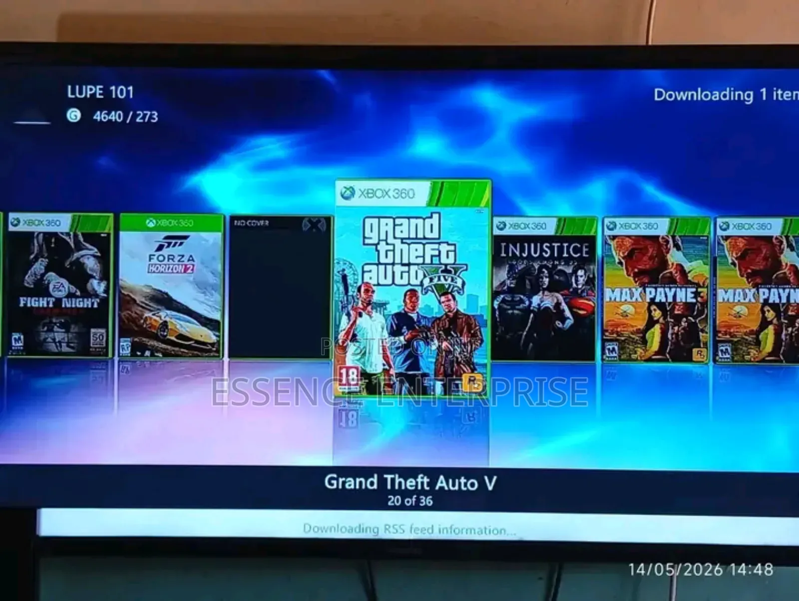 Xbox 360 With 16 Games