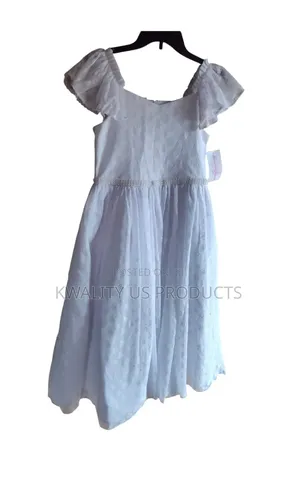 Bonnie Jean Girls Beaded Lace White Dress - 14 and 15 Years