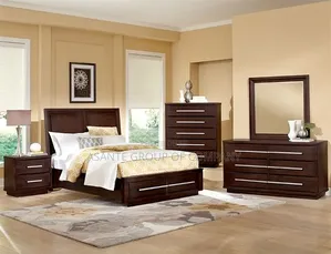 Modern Queen Size Bed With Dresser