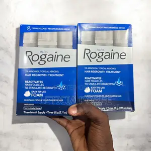 Rogaine Hair Regrowth Foam – Full Box Clinical Strength