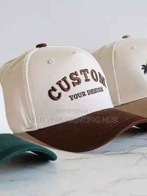 Half Net Baseball Cap Printing