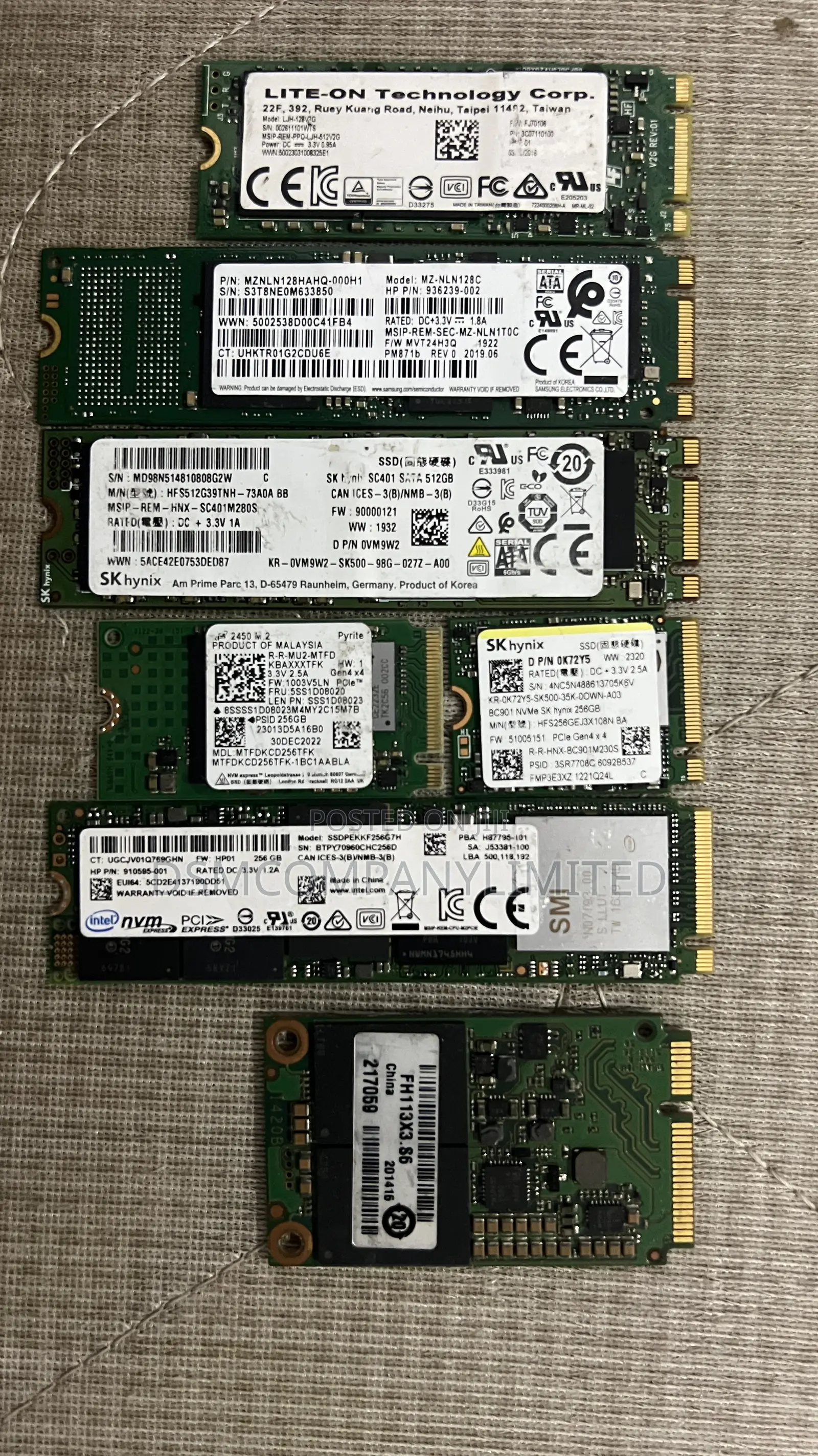 M.2 SDD 256gb, 512gb ,1tb