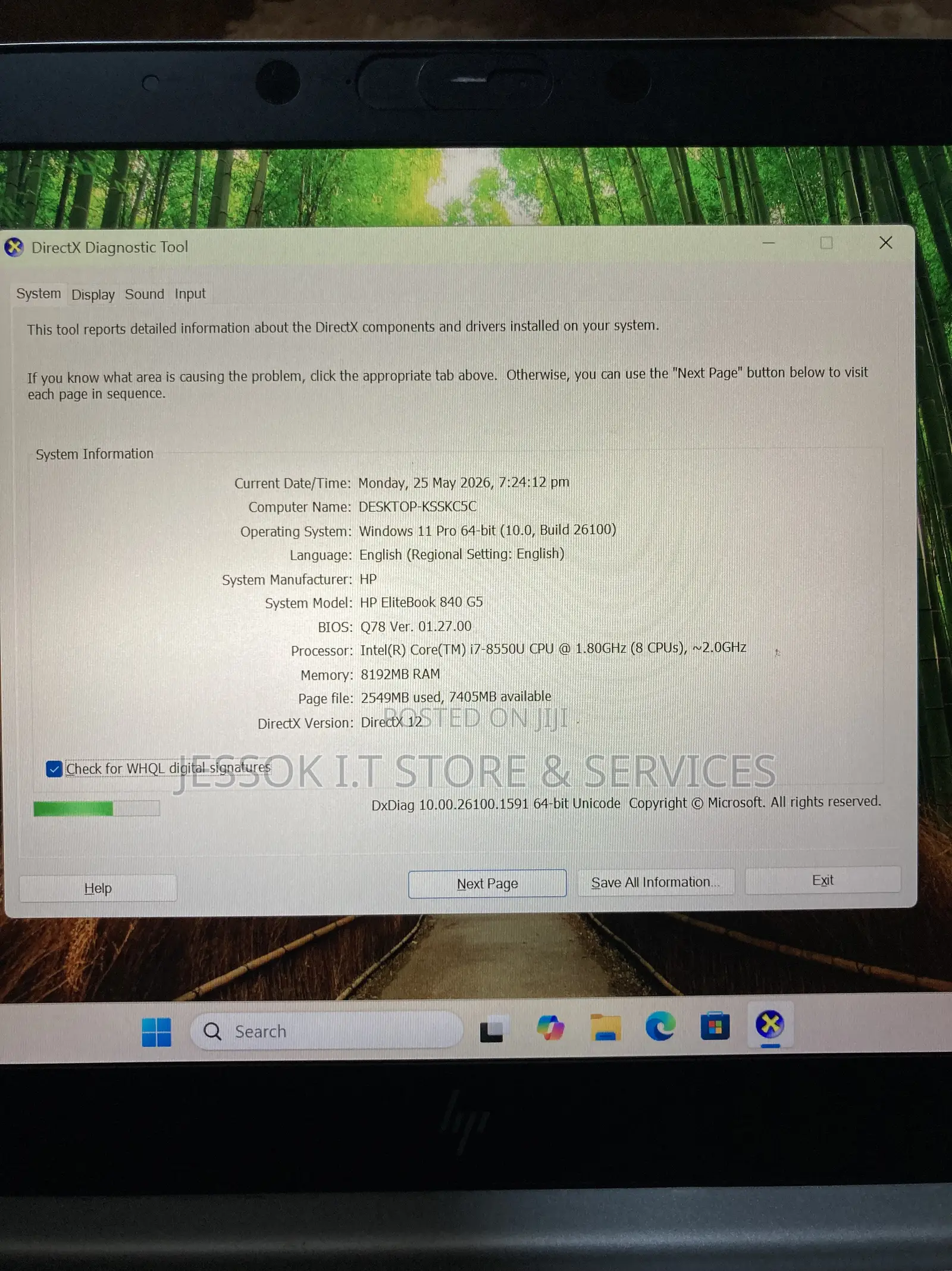 Laptop HP EliteBook 840 G5 8GB Intel Core i7 SSD 256GB