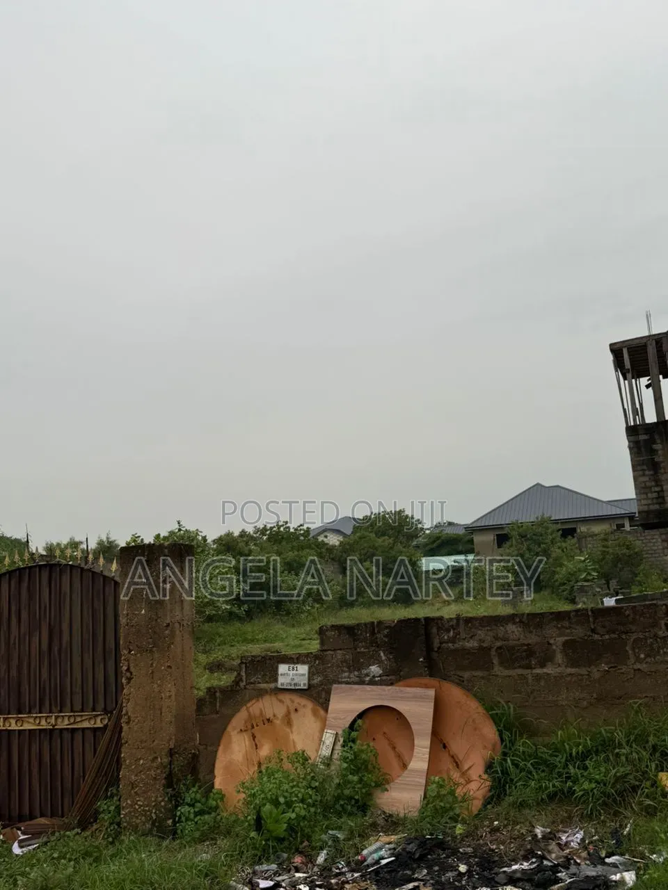 Walled And Gated One Acre Land At East Airport