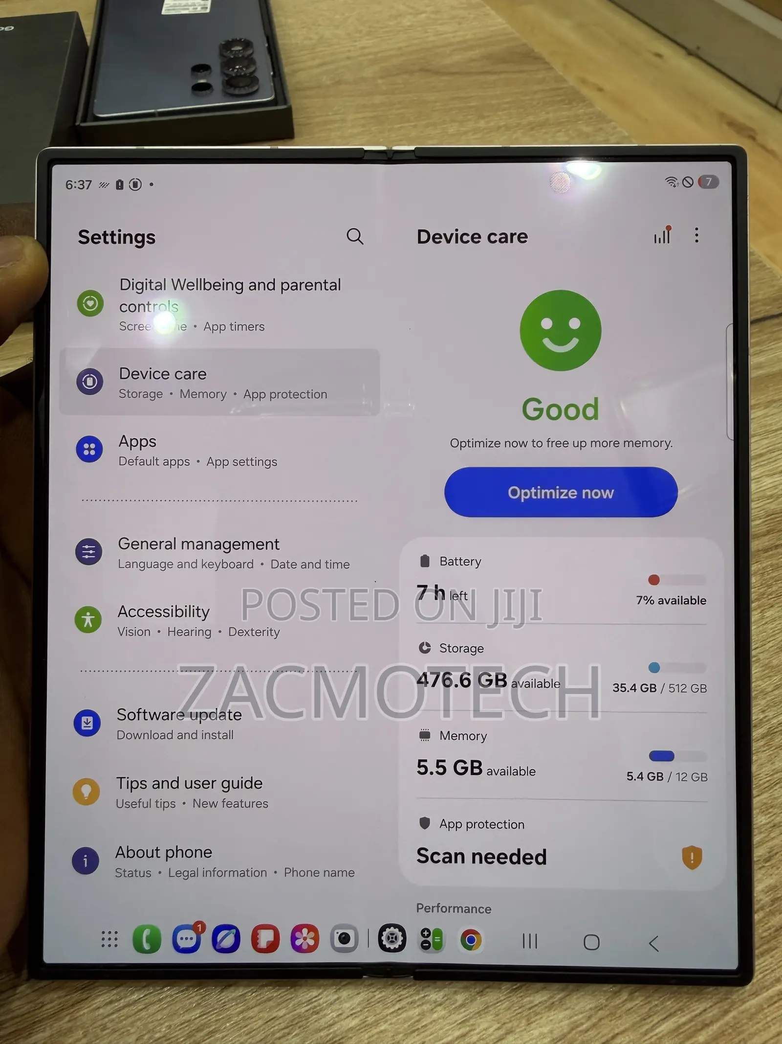 Samsung Galaxy Z Fold6 256 GB Pink