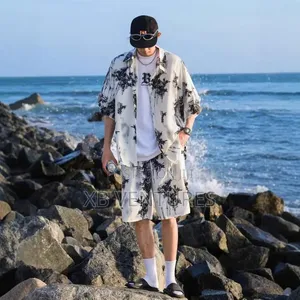 Men's Short-Sleeved Suit, T-Shirt + Shorts Suit