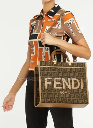 Fendi Logo Patterned Women's Handbag