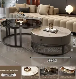 2 Circular Centre Table