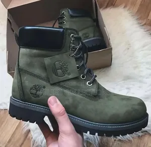 Timberland Boots Waterproof Army Green and Black