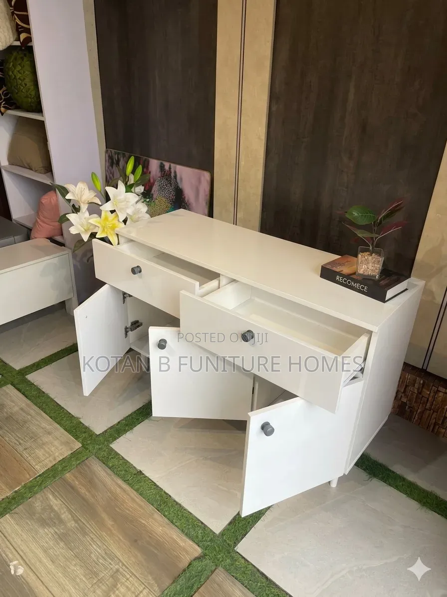A White Sideboard Dresser or Cabinet
