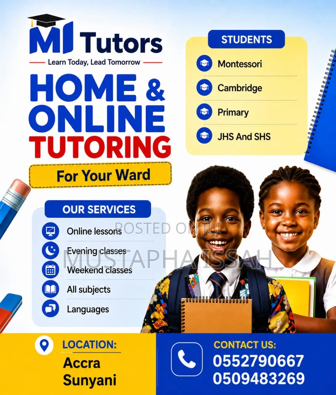 Home and Online Tutoring