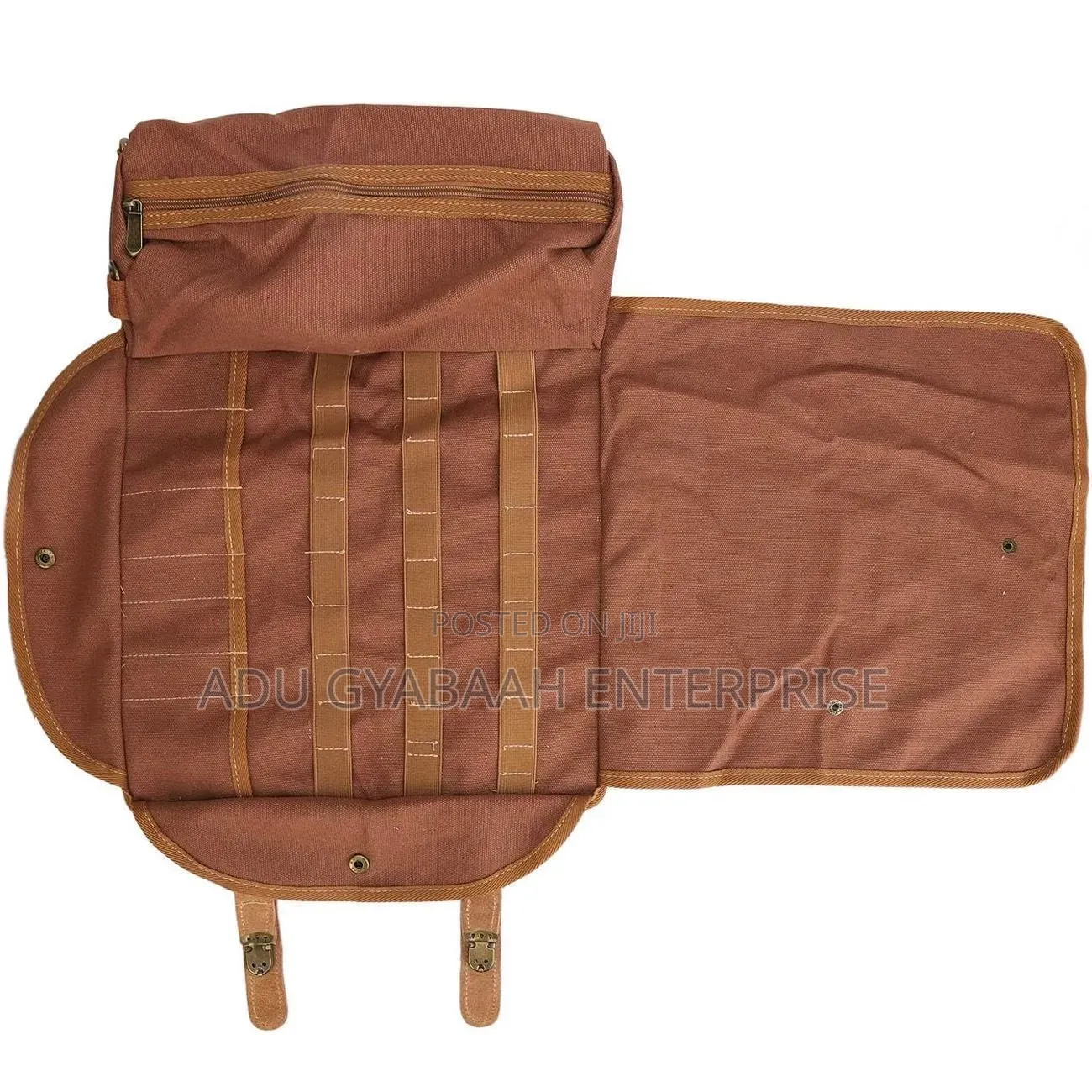 Premium Leather Portable Cocktail Kit Bag