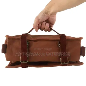 Premium Leather Portable Cocktail Kit Bag