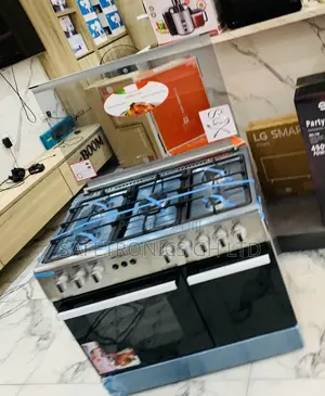 High Efficiency Midea 90×60 5-Burner Gas Cooker W/ Grill