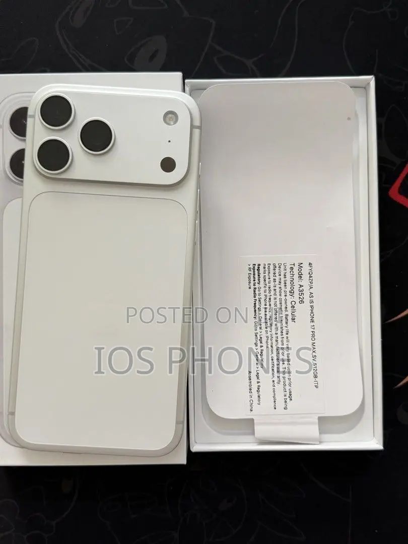 Apple iPhone 17 Pro Max 512 GB Silver