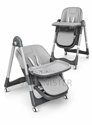 3-in-1 Convertible Baby High Chair, Recliner Pram