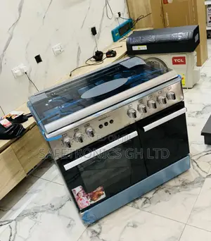 Adorable Sleek Midea 90×60 5-Burner Gas Cooker W/ Grill