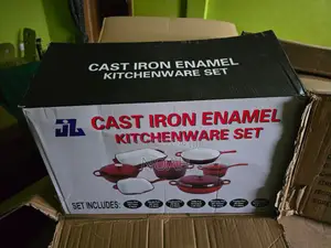 Cast Iron Enamel Kitchenware Set