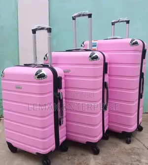 Hardshell Spinner Traveling Luggage Set – Pink Travel Suitcases