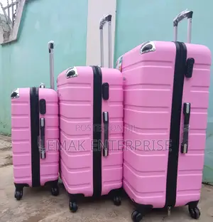Hardshell Spinner Traveling Luggage Set – Pink Travel Suitcases