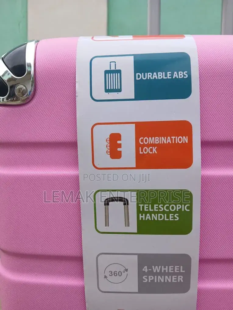 Hardshell Spinner Traveling Luggage Set – Pink Travel Suitcases