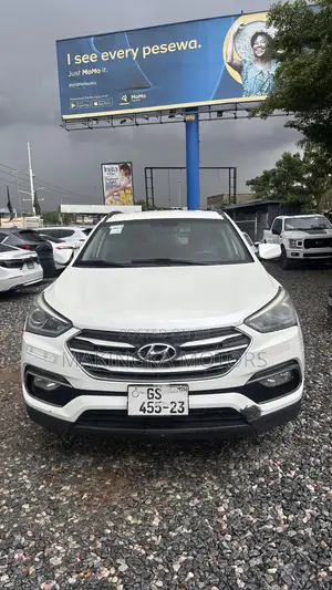 Hyundai Santa Fe SE AWD 2017 White