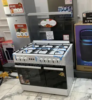 High Exclusive Midea 5 Burner Gas Cooker With Oven