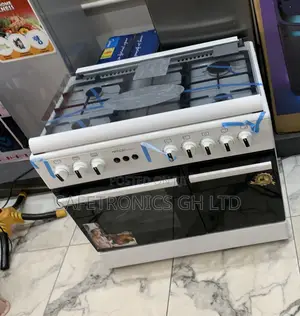 Quality Sleek Midea 5 Burner Gas Cooker With Oven