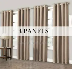 Plain Colored Thick Blackout Curtains U Get 4pcs All Colors Available