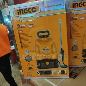 Nice and Portable 20v Cordless 16l Knapsack Sprayer From Ingco
