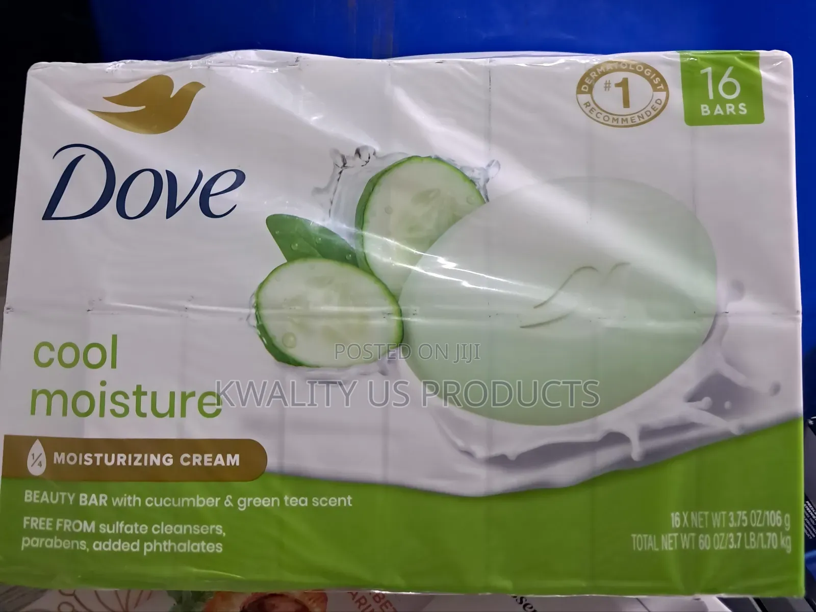 Dove Moisturizing Bar Soap - 16 Pack