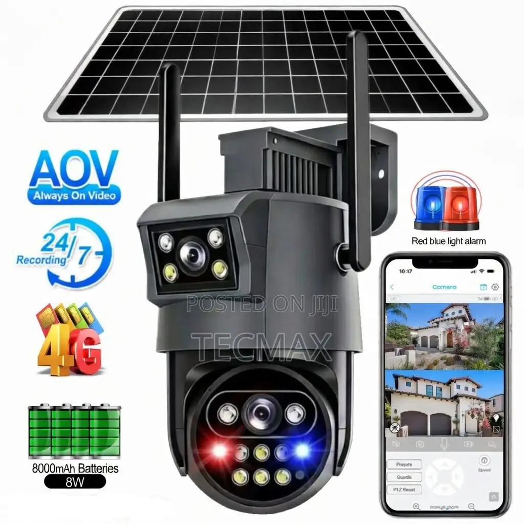 Dual Lens 4g Solar Camera-Hieasy