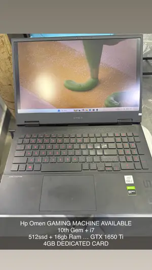 New Laptop HP Omen 15 16GB Intel Core i7 SSD 512GB