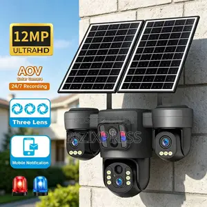 3 Lens 4g Solar Camera-Ubox