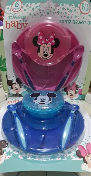 Disney Baby Plate With Bowl Andspoon 6months to 2 Years