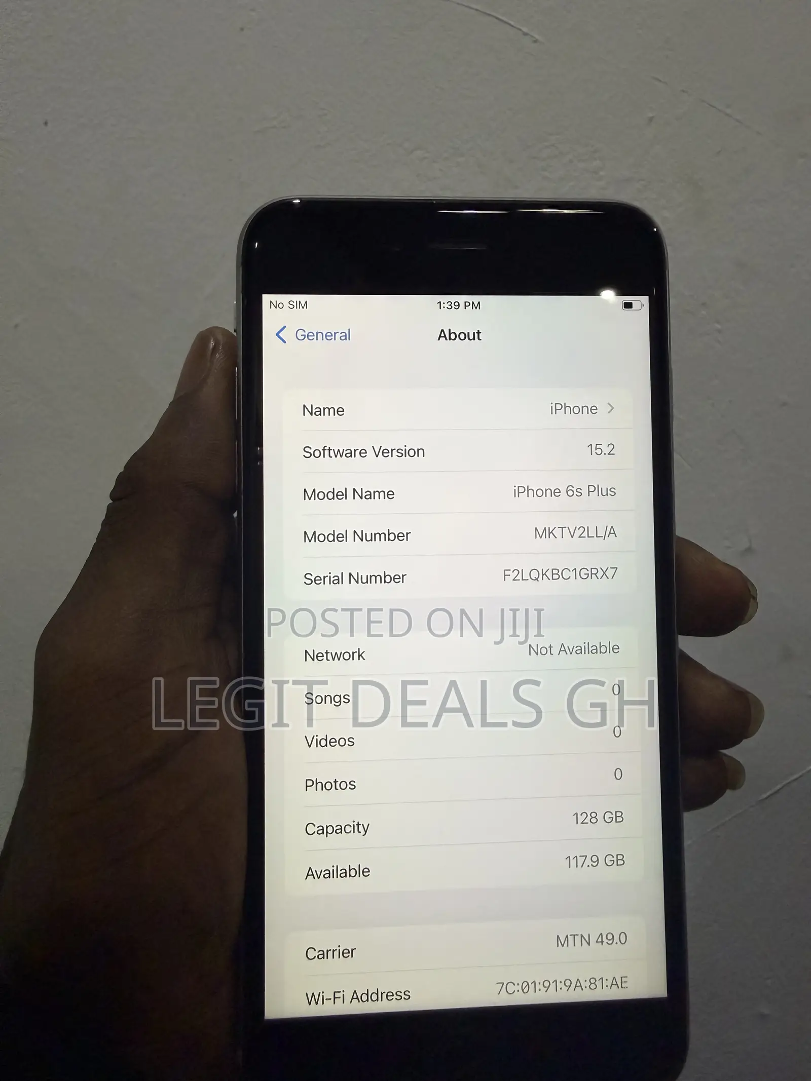 Apple iPhone 6s Plus 128 GB Silver