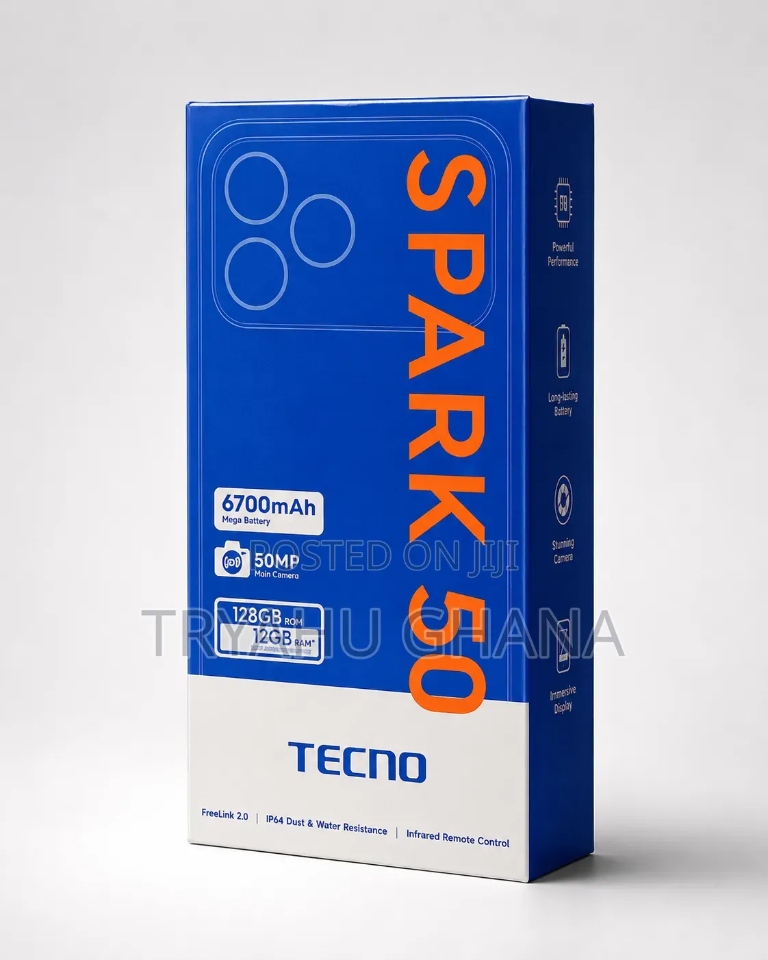New Tecno Spark 50 128 GB White