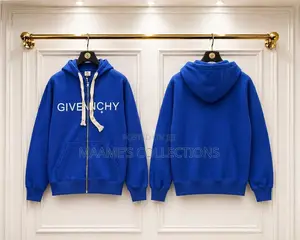 Givenchy Ocean Classic Fit Bonded Zip-Up Hoodie