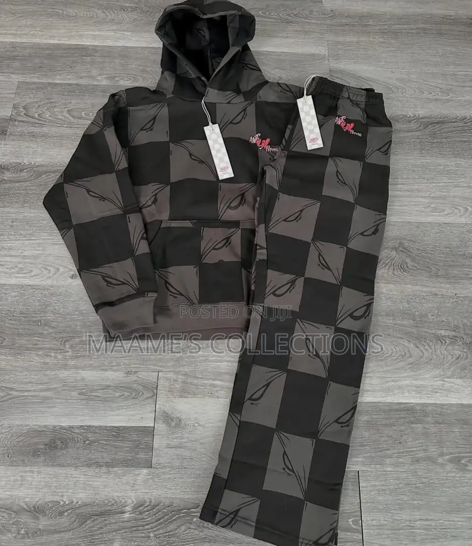 Combo Set Men’S Sweater Hoodie and Jogger Pants