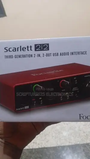 Focusrite Scarlett 2i2 3rd Gen Sound Card Soundcard