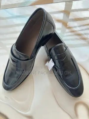 Men’S Classic Black Loafers Shoes | Size 45 | Premium Quality